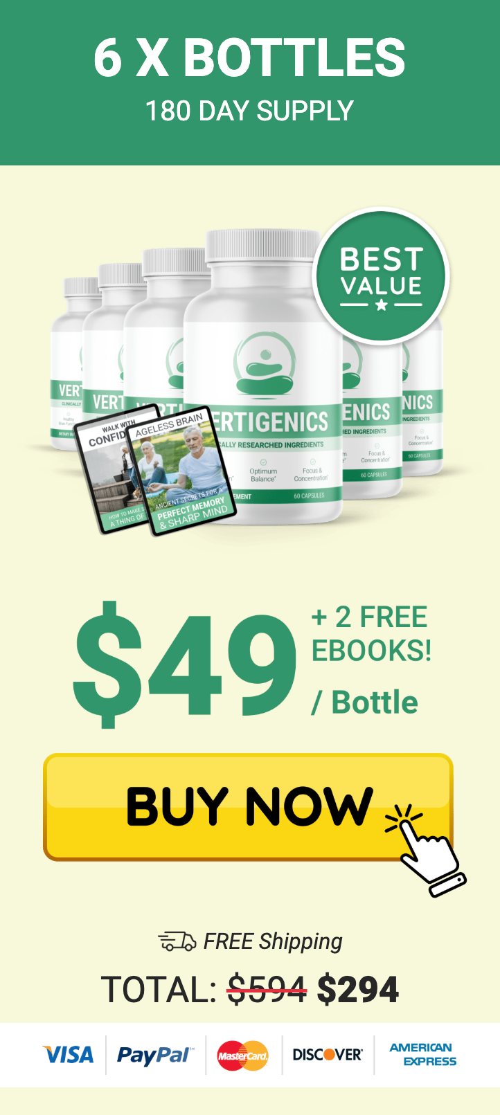 Vertigenics Buy 6 Bottles